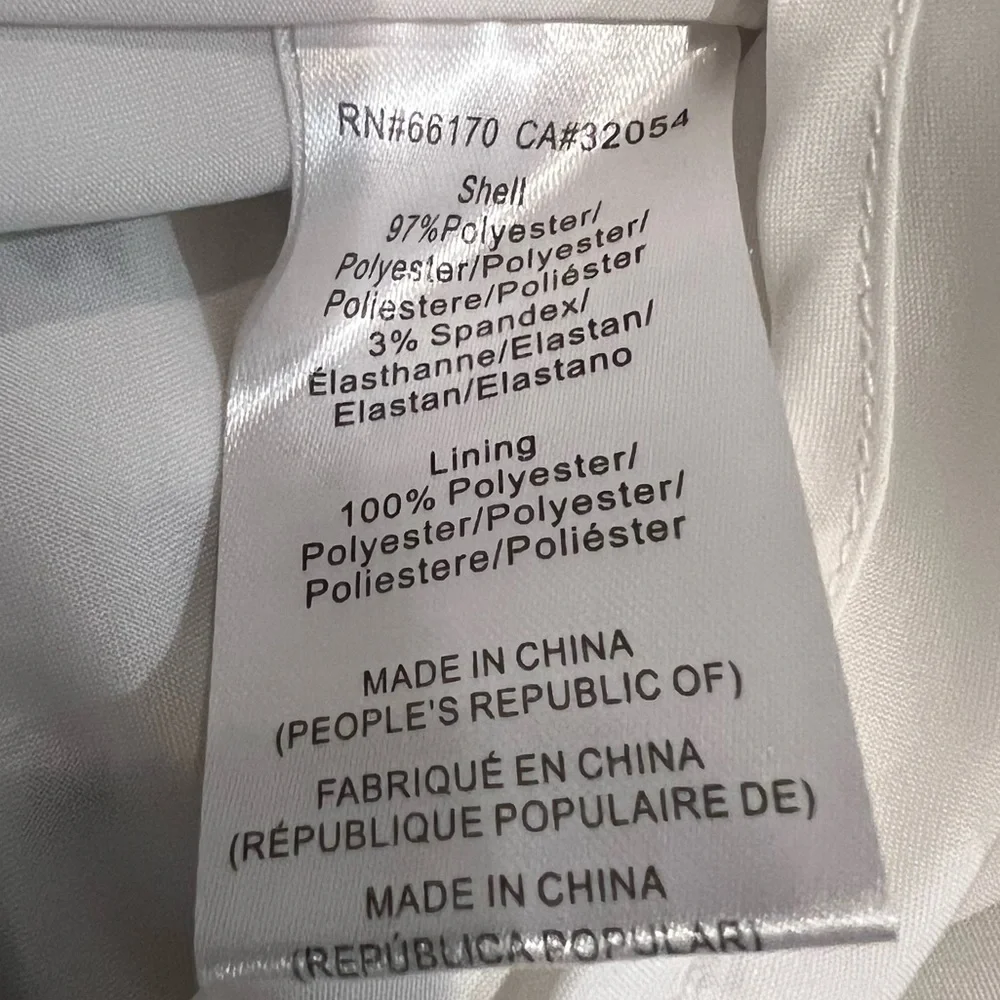 HATCH Midi Dress L Black White Spot Print Spaghetti Strap V-Neck Slit - Picture 8 of 13